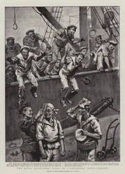 The Naval Manoeuvres, Scene on a Battleship after Coaling